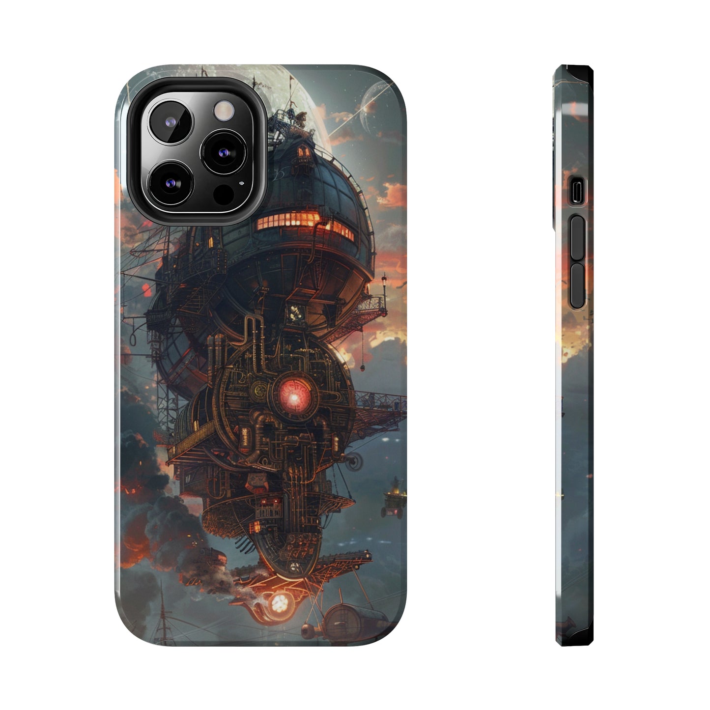 Steampunk Adventures 3 Phone Case for iPhone - Lightweight, Impact Resistant, Wireless Charging Compatible