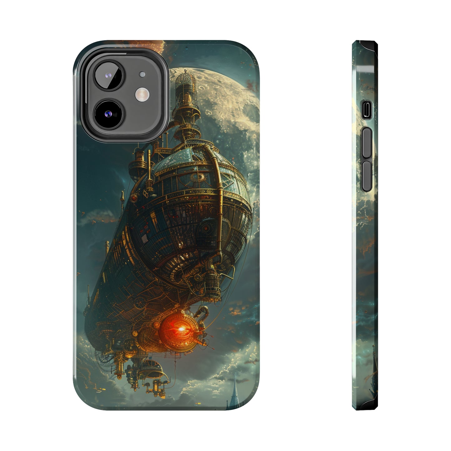 Steampunk Adventures 5 Phone Case for iPhone - Lightweight, Impact Resistant, Wireless Charging Compatible