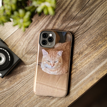 Alfred the Cat's "Couch Potato" Phone Case for iPhone - Lightweight, Impact Resistant, Wireless Charging Compatible