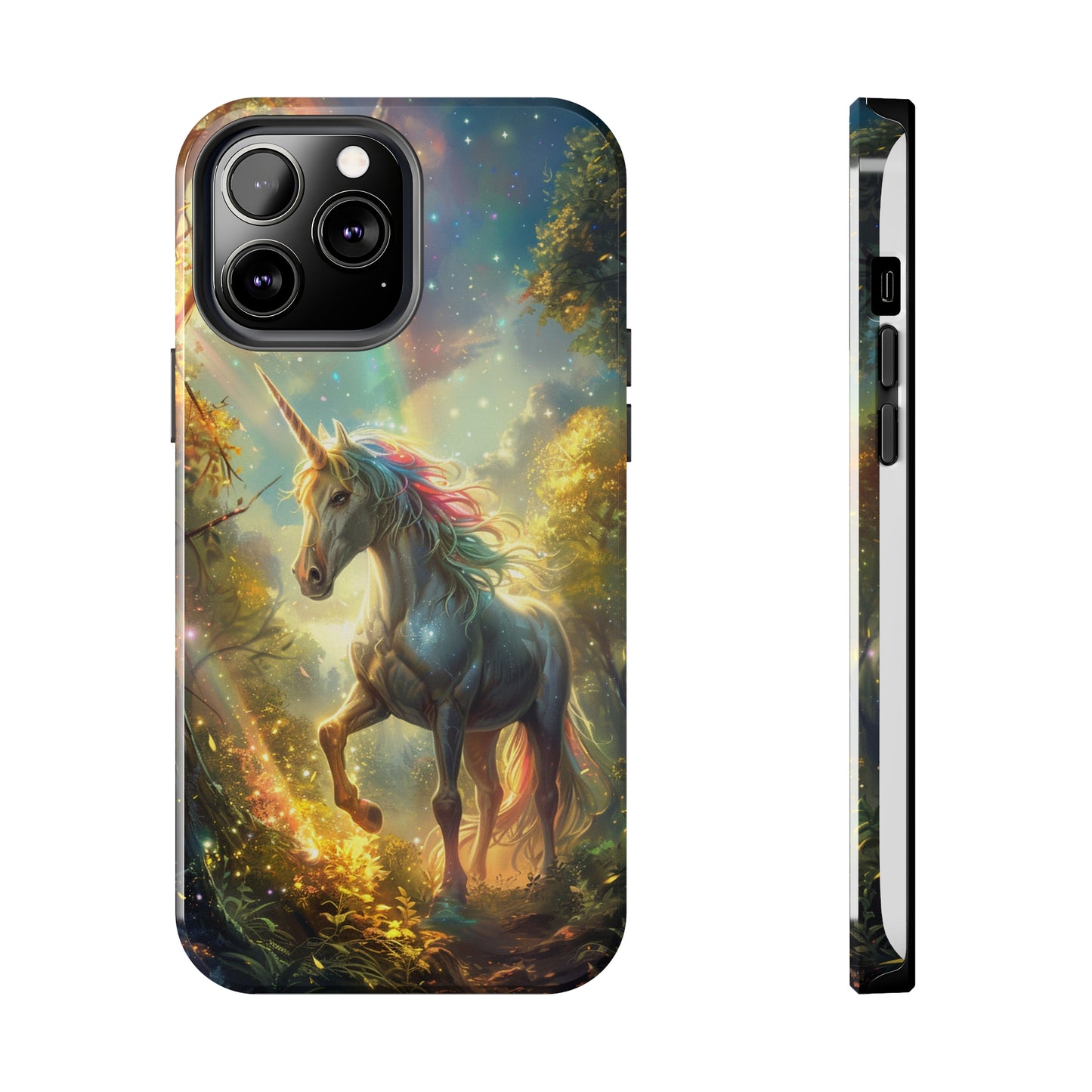 Magnificent Unicorn Phone Case for iPhone - Lightweight, Impact Resistant, Wireless Charging Compatible