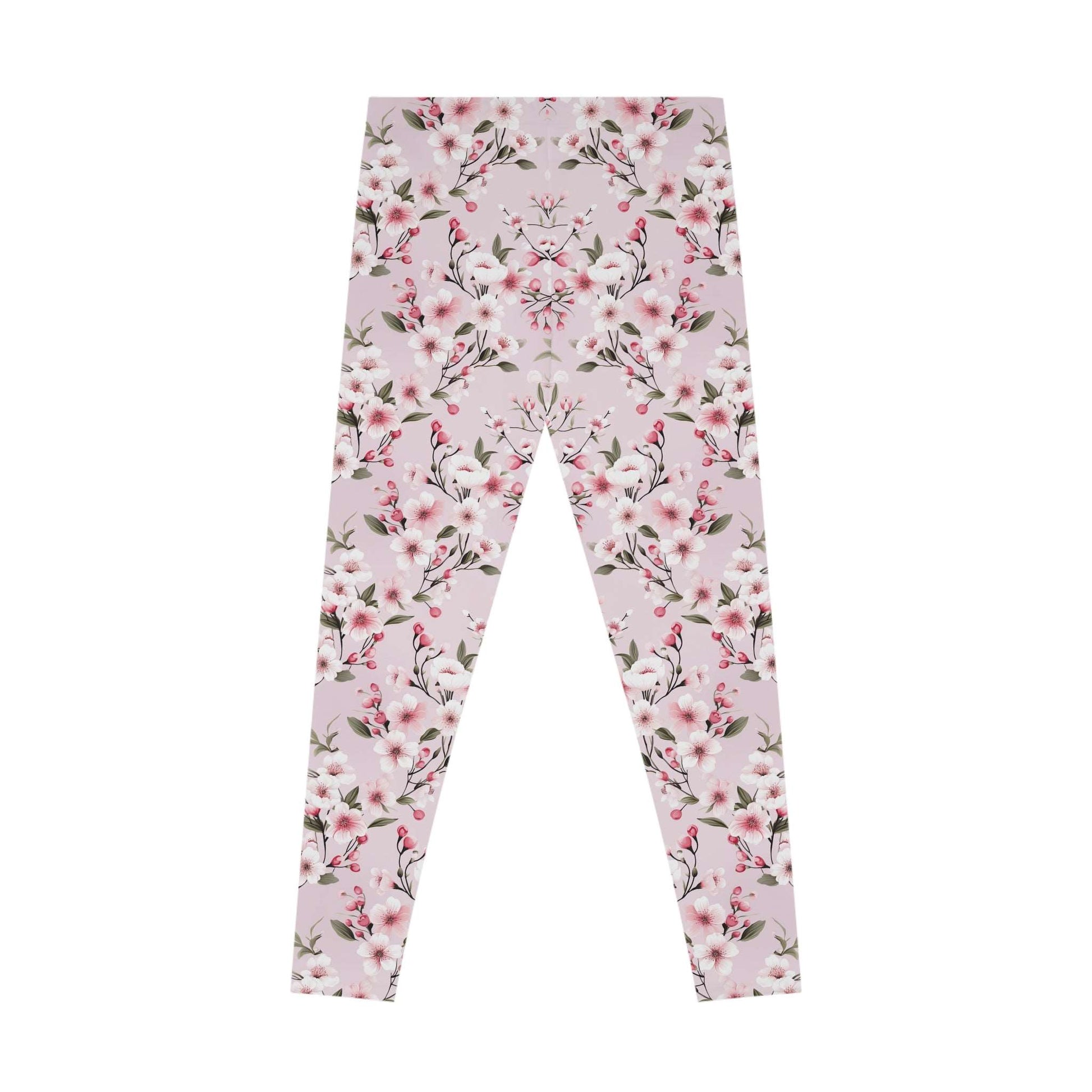 Cherry Blossom Flower Stretchy Leggings