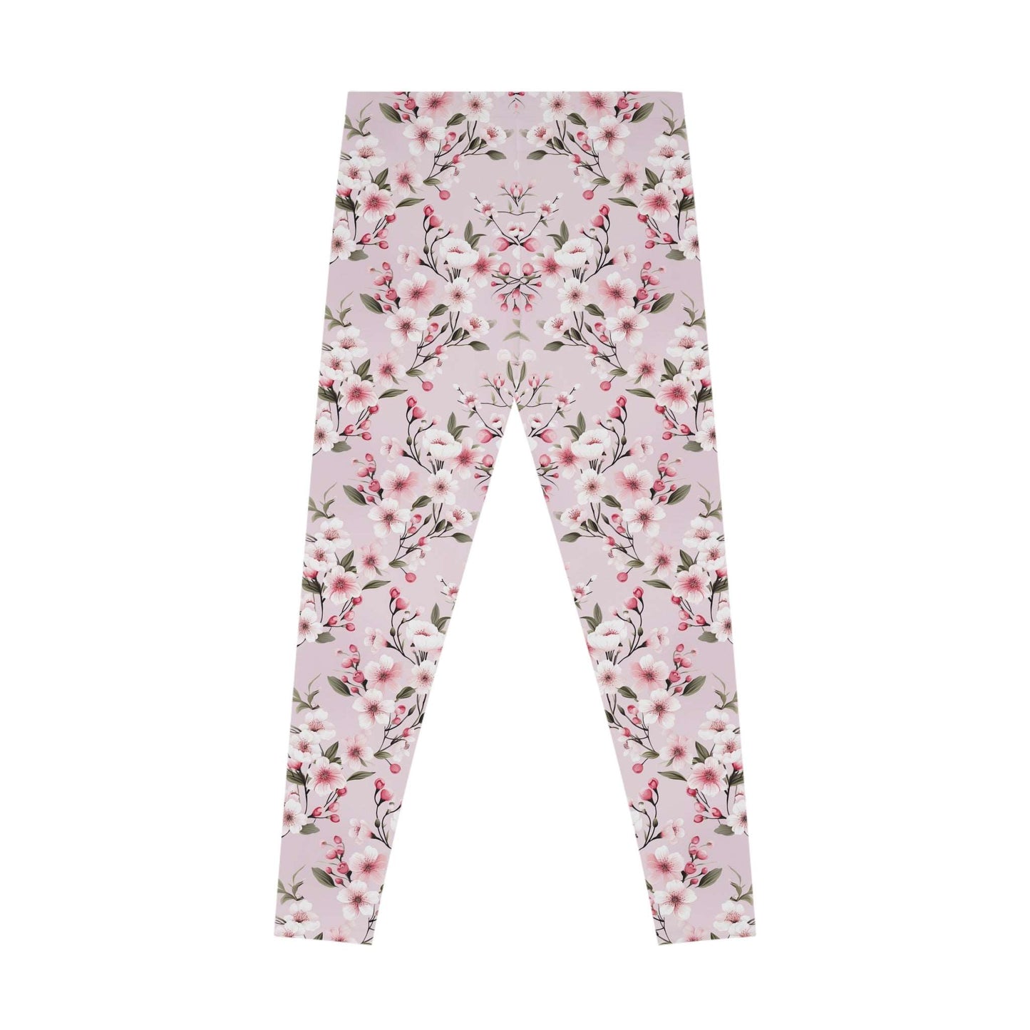 Cherry Blossom Flower Stretchy Leggings