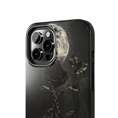 Gothic Elegance Phone Case for iPhone - Lightweight, Impact Resistant, Wireless Charging Compatible