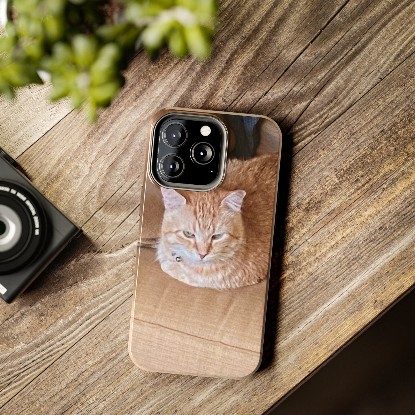 Alfred the Cat's "Couch Potato" Phone Case for iPhone - Lightweight, Impact Resistant, Wireless Charging Compatible