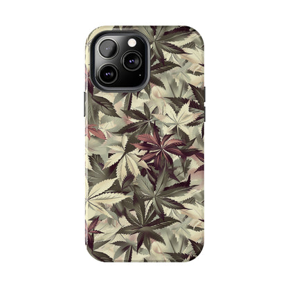 Cannabis Camo 2 Phone Case for iPhone - Lightweight, Impact Resistant, Wireless Charging Compatible