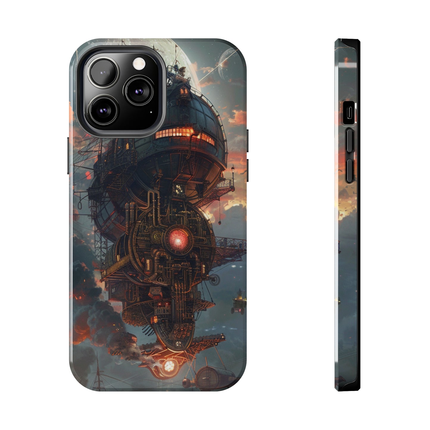 Steampunk Adventures 3 Phone Case for iPhone - Lightweight, Impact Resistant, Wireless Charging Compatible