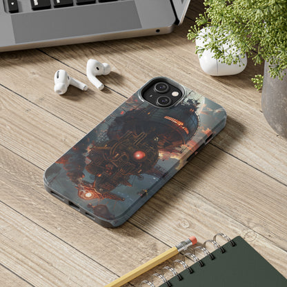 Steampunk Adventures 3 Phone Case for iPhone - Lightweight, Impact Resistant, Wireless Charging Compatible