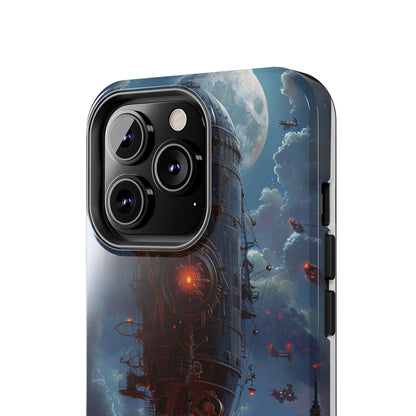 Steampunk Adventures 4 Phone Case for iPhone - Lightweight, Impact Resistant, Wireless Charging Compatible