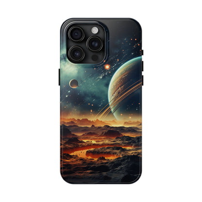 Space Phone Case for iPhone - Lightweight, Impact Resistant, Wireless Charging Compatible