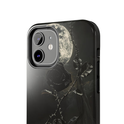 Gothic Elegance Phone Case for iPhone - Lightweight, Impact Resistant, Wireless Charging Compatible