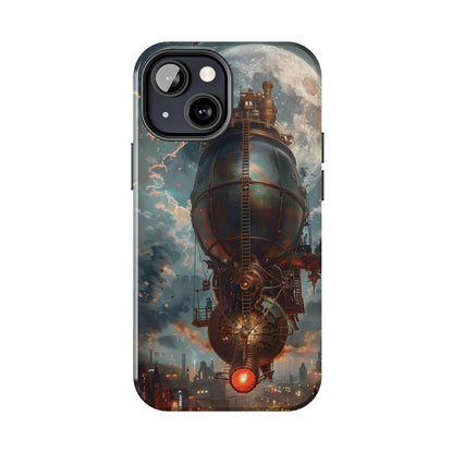 Steampunk Adventure Phone Case for iPhone - Lightweight, Impact Resistant, Wireless Charging Compatible