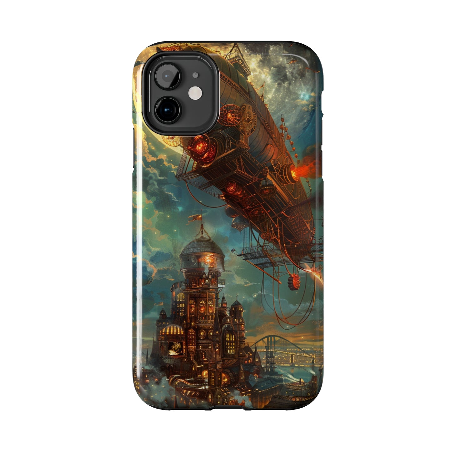 Steampunk Adventures 2 Phone Case for iPhone - Lightweight, Impact Resistant, Wireless Charging Compatible