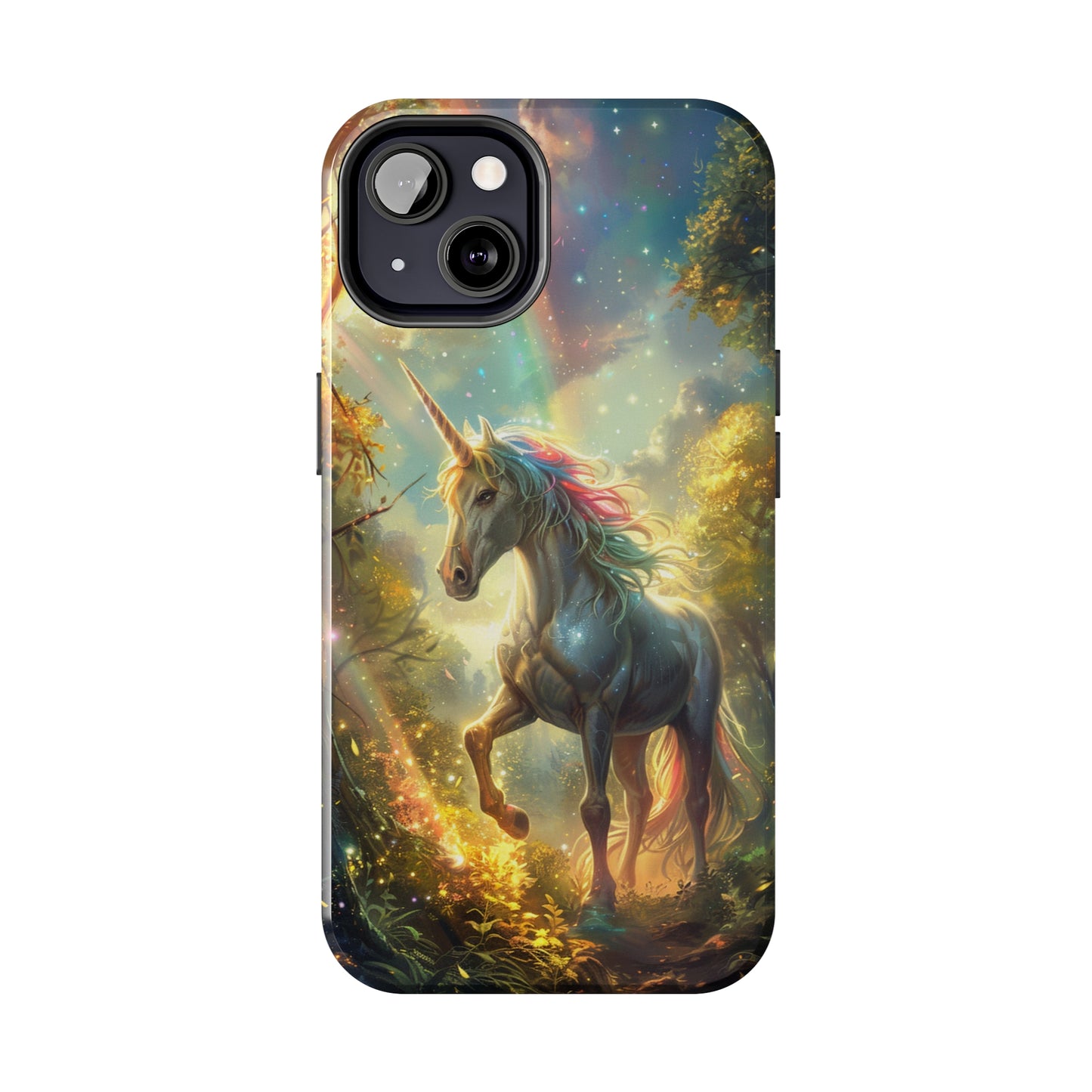 Magnificent Unicorn Phone Case for iPhone - Lightweight, Impact Resistant, Wireless Charging Compatible