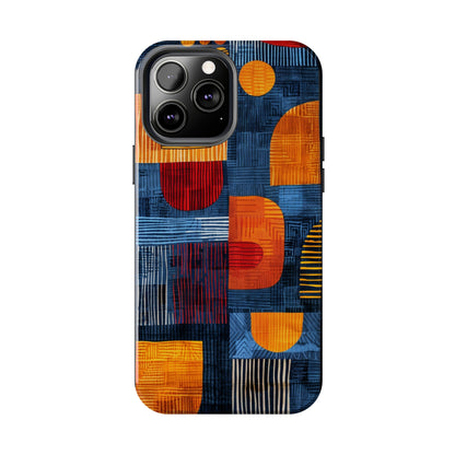 Cultural Tapestry Phone Case 3 for iPhone - Lightweight, Impact Resistant, Wireless Charging Compatible