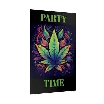 Neon Weed Poster