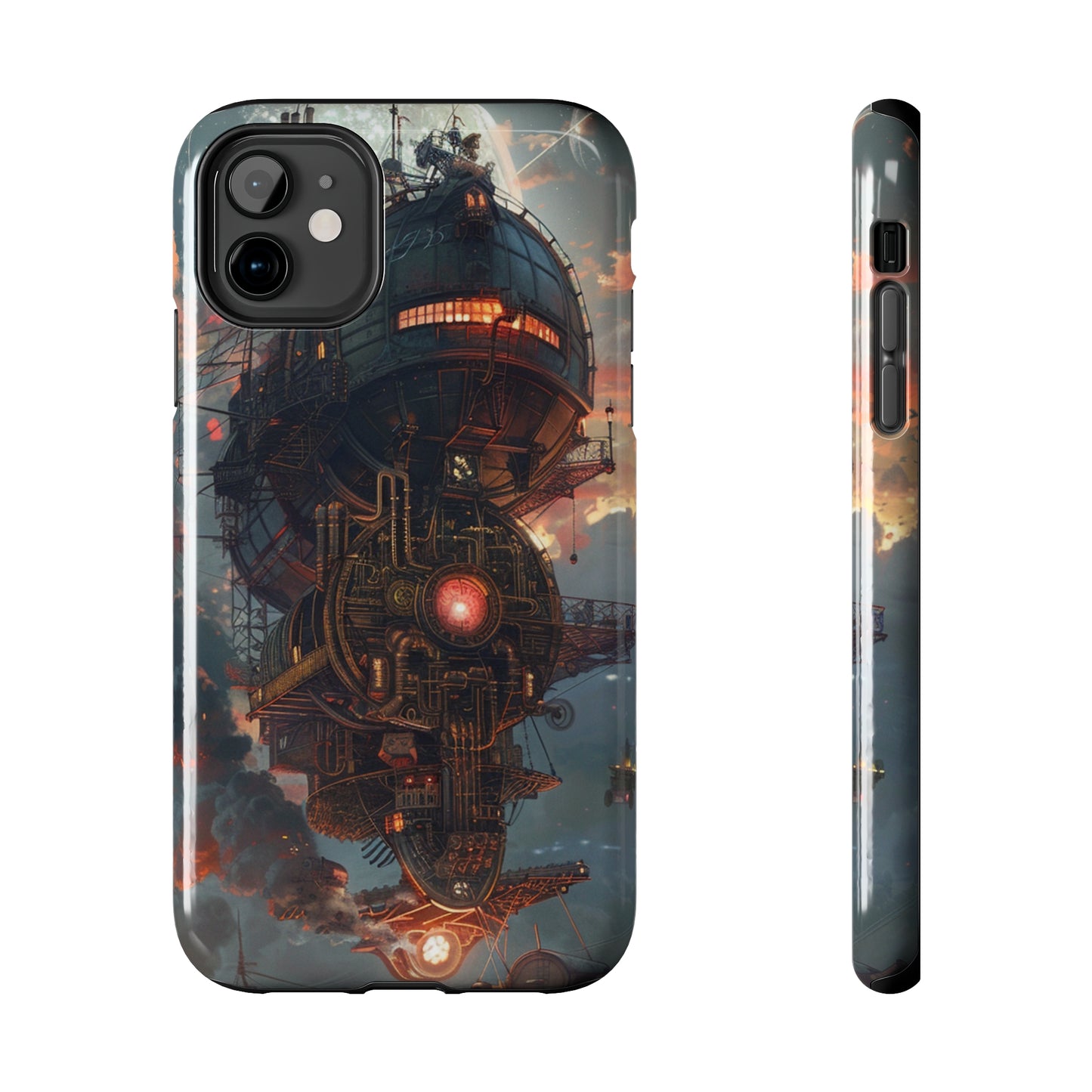 Steampunk Adventures 3 Phone Case for iPhone - Lightweight, Impact Resistant, Wireless Charging Compatible