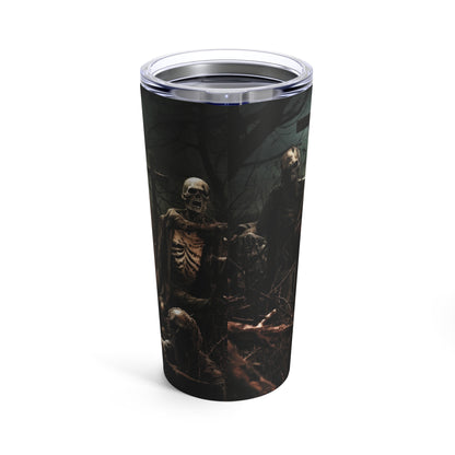 Zombie Apocalypse in the Graveyard - 20oz Tumbler - Spooky Tumbler - Scary Tumbler