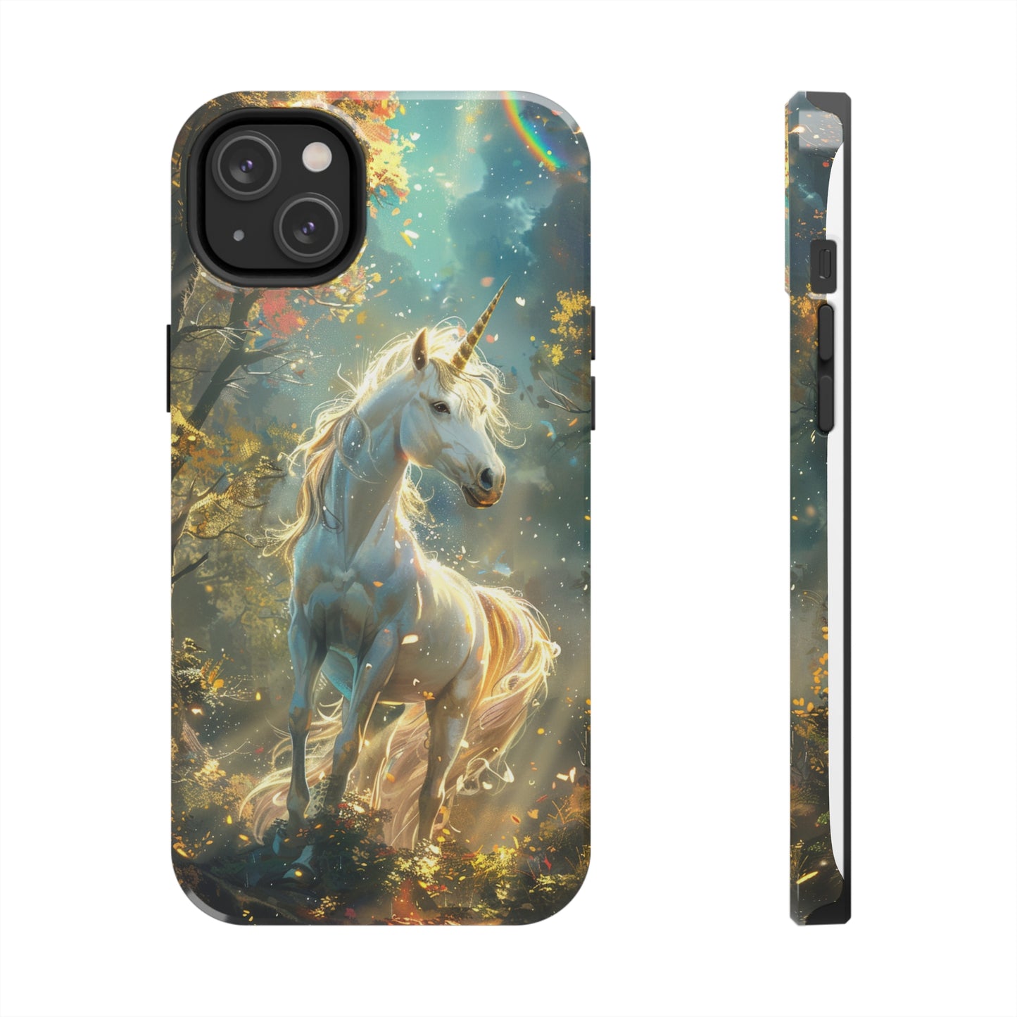 Fantasy Unicorn Phone Case for iPhone - Lightweight, Impact Resistant, Wireless Charging Compatible