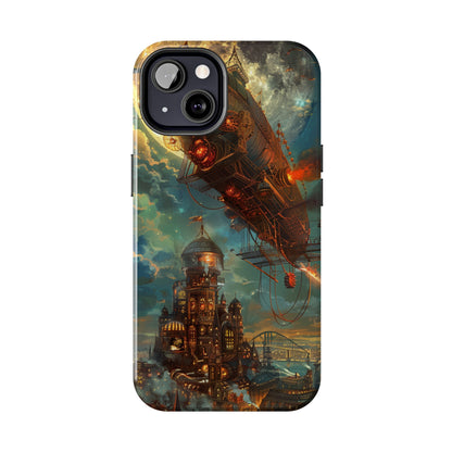 Steampunk Adventures 2 Phone Case for iPhone - Lightweight, Impact Resistant, Wireless Charging Compatible