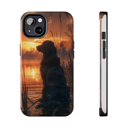 Hunting Dog Phone Case for iPhone - Lightweight, Impact Resistant, Wireless Charging Compatible