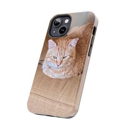 Alfred the Cat's "Couch Potato" Phone Case for iPhone - Lightweight, Impact Resistant, Wireless Charging Compatible