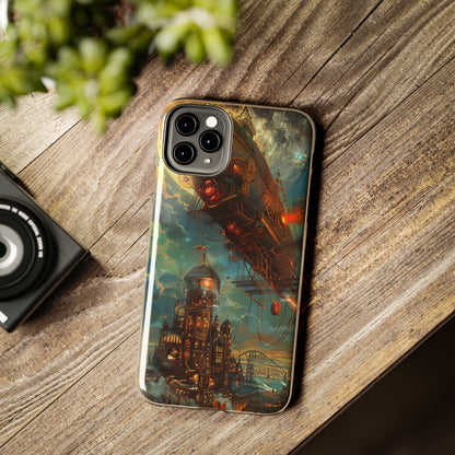 Steampunk Adventures 2 Phone Case for iPhone - Lightweight, Impact Resistant, Wireless Charging Compatible