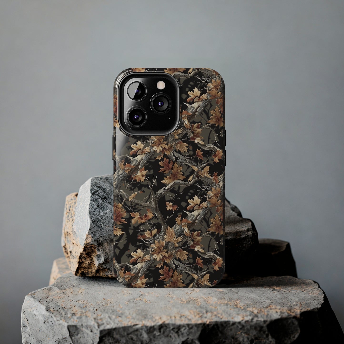 Camo Phone Case for iPhone - Lightweight, Impact Resistant, Wireless Charging Compatible