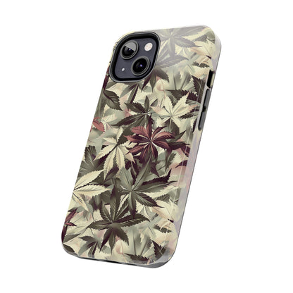 Cannabis Camo 2 Phone Case for iPhone - Lightweight, Impact Resistant, Wireless Charging Compatible