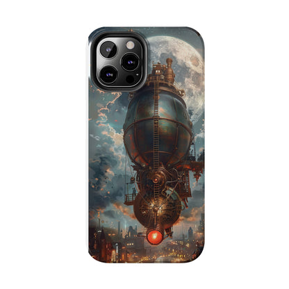 Steampunk Adventure Phone Case for iPhone - Lightweight, Impact Resistant, Wireless Charging Compatible