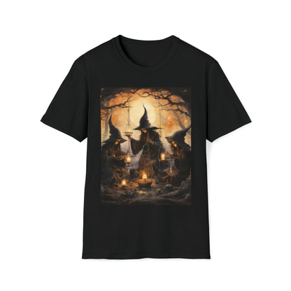 Halloween Witches' Midnight Gathering T-Shirt, Halloween Shirt, Halloween Apparel, Witch Décor, Witch Shirt