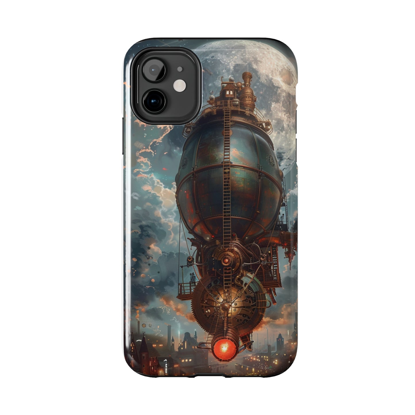 Steampunk Adventure Phone Case for iPhone - Lightweight, Impact Resistant, Wireless Charging Compatible