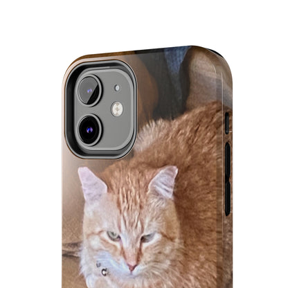 Alfred the Cat's "Couch Potato" Phone Case for iPhone - Lightweight, Impact Resistant, Wireless Charging Compatible