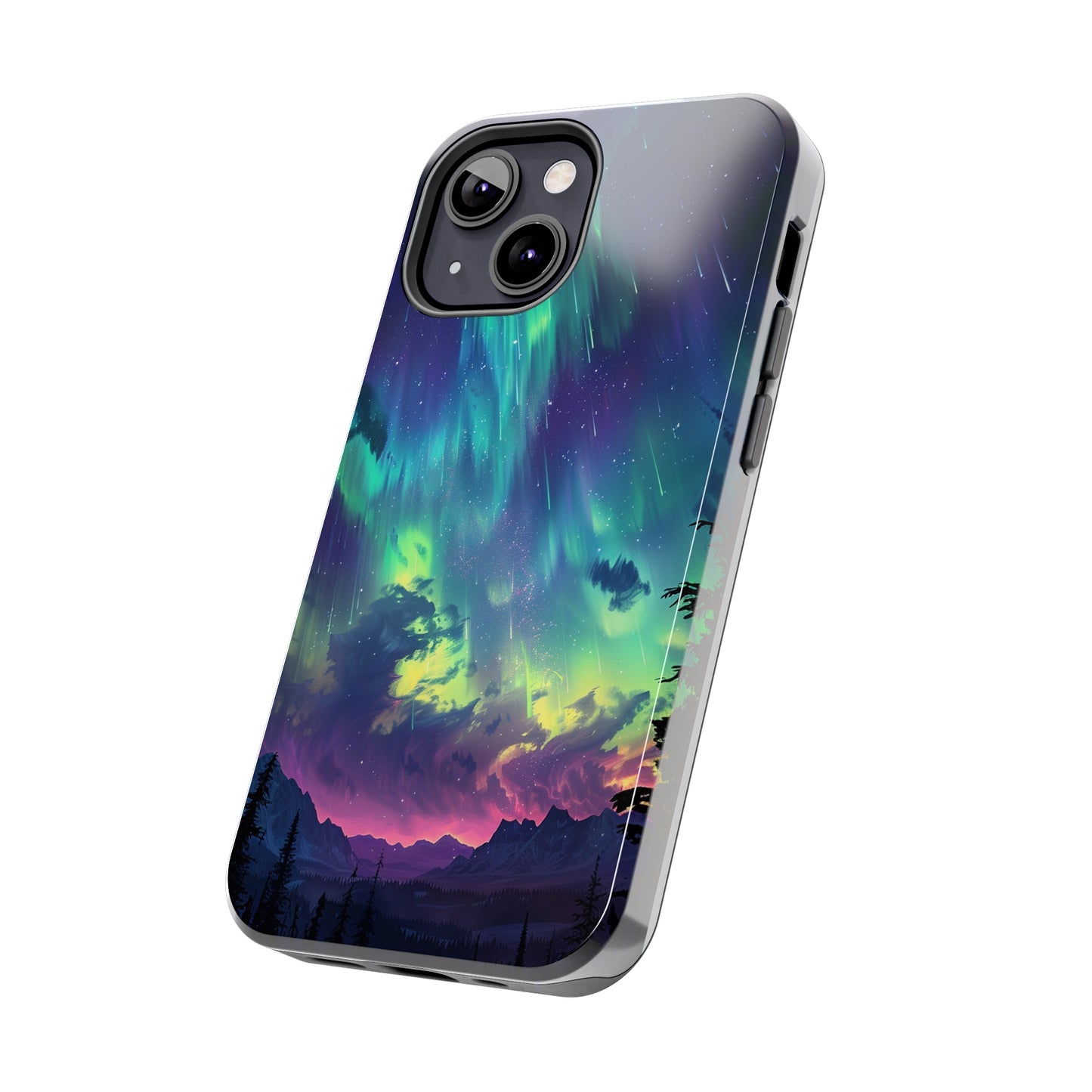 Aurora Dreams Phone Case for iPhone - Lightweight, Impact Resistant, Wireless Charging Compatible