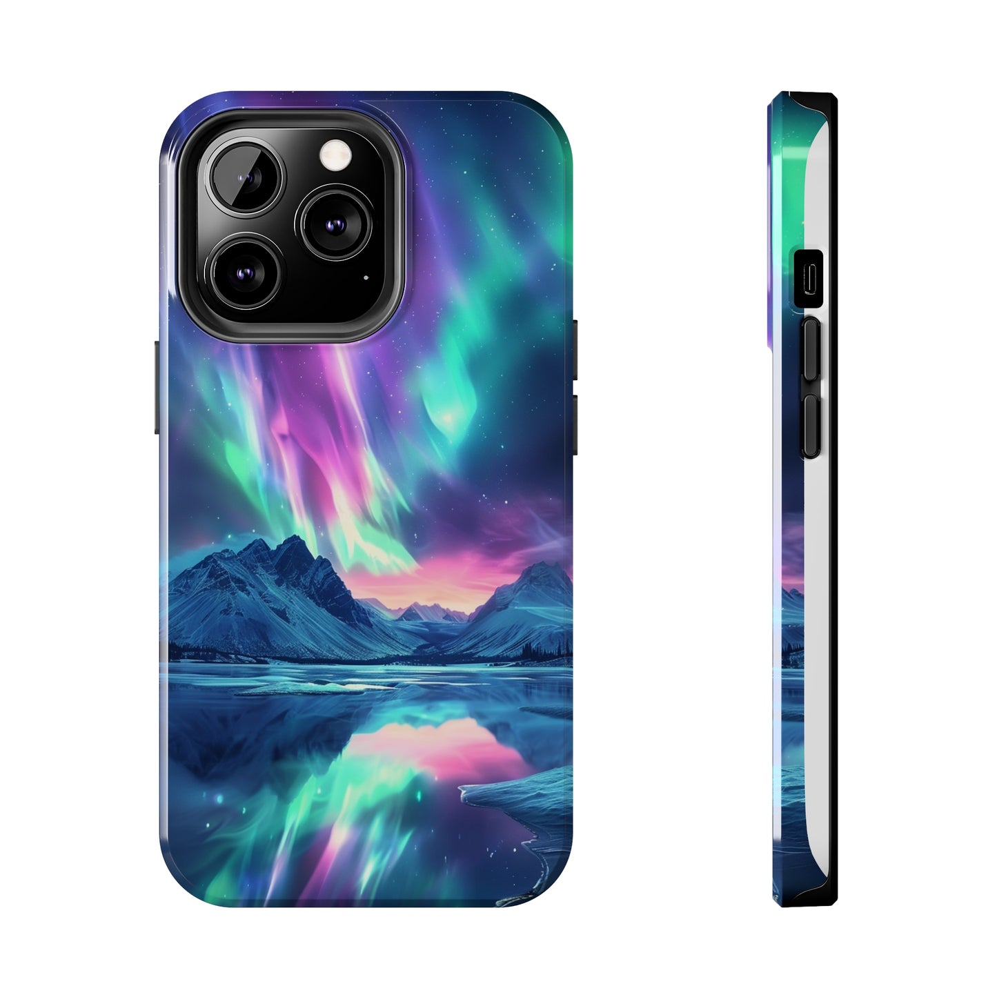 Aurora Dreams 2 Phone Case for iPhone - Lightweight, Impact Resistant, Wireless Charging Compatible