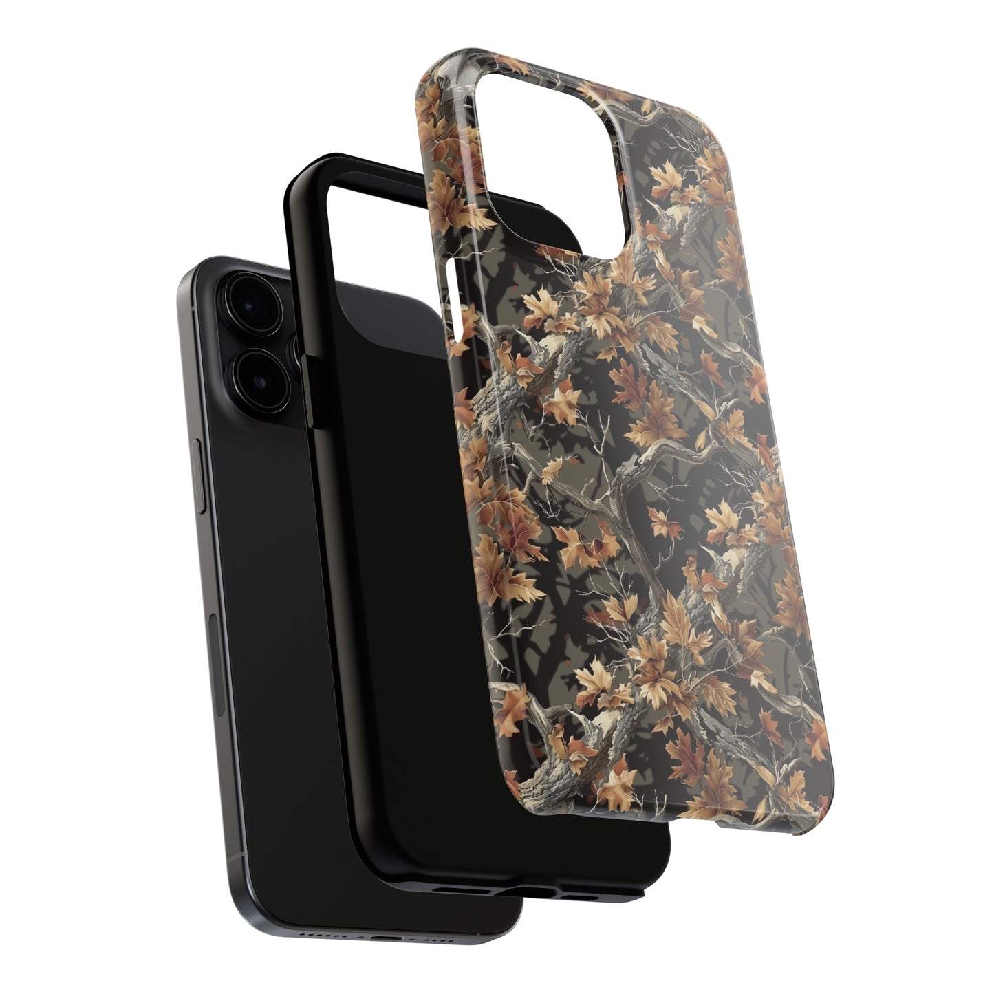 Camo Phone Case for iPhone - Lightweight, Impact Resistant, Wireless Charging Compatible