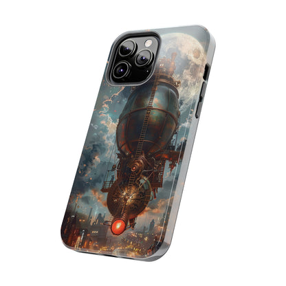 Steampunk Adventure Phone Case for iPhone - Lightweight, Impact Resistant, Wireless Charging Compatible