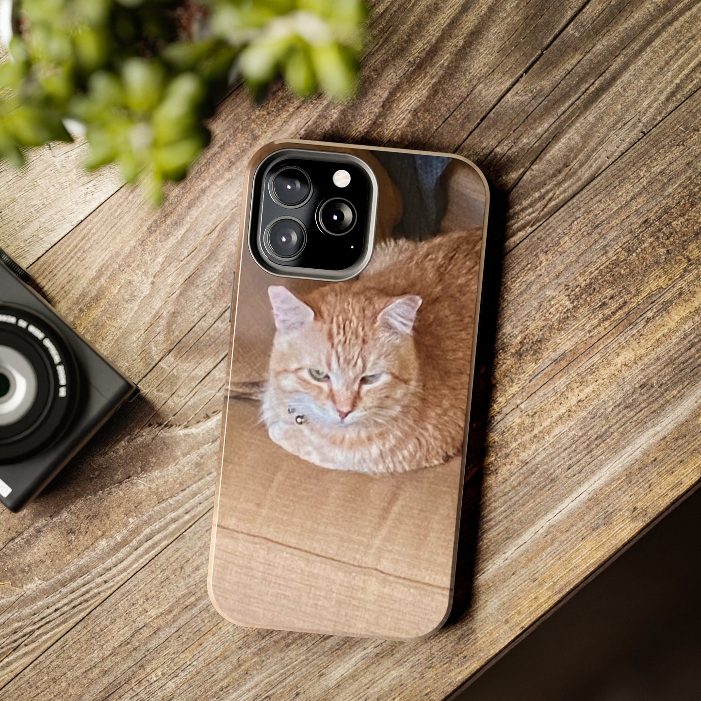 Alfred the Cat's "Couch Potato" Phone Case for iPhone - Lightweight, Impact Resistant, Wireless Charging Compatible