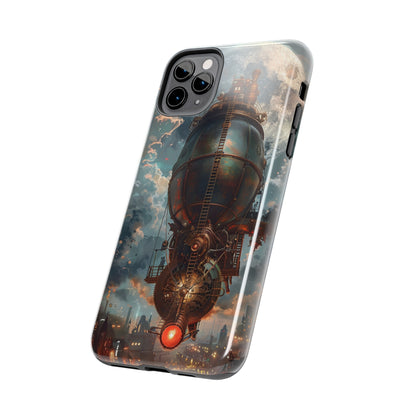 Steampunk Adventure Phone Case for iPhone - Lightweight, Impact Resistant, Wireless Charging Compatible