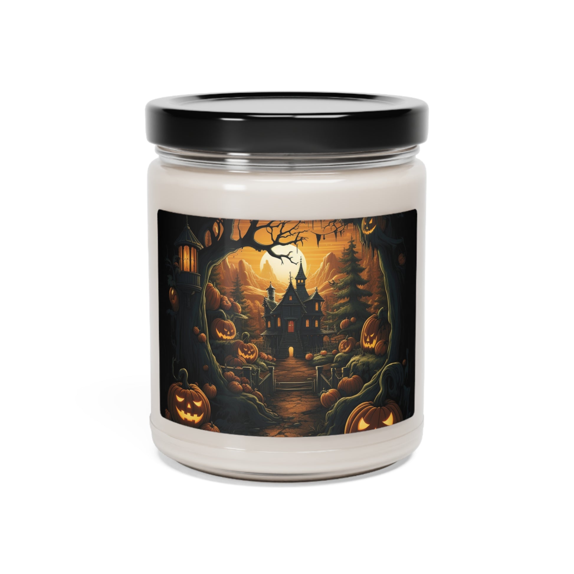 Scented Halloween Candle, 9oz | Soy Candle | Spooky Candle | Gothic Candle | Halloween Decor