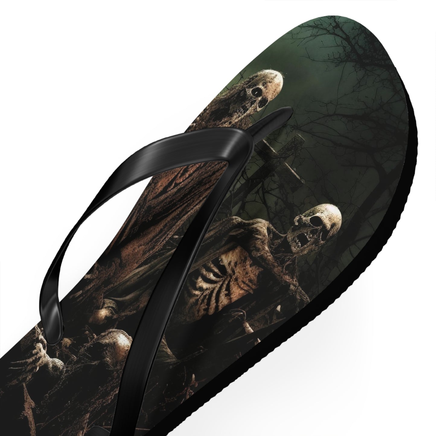 Zombie Outbreak Flip-Flops, Zombie Apocalypse, funny flip flops, Halloween Costume, Halloween Gift, Halloween Shoes,