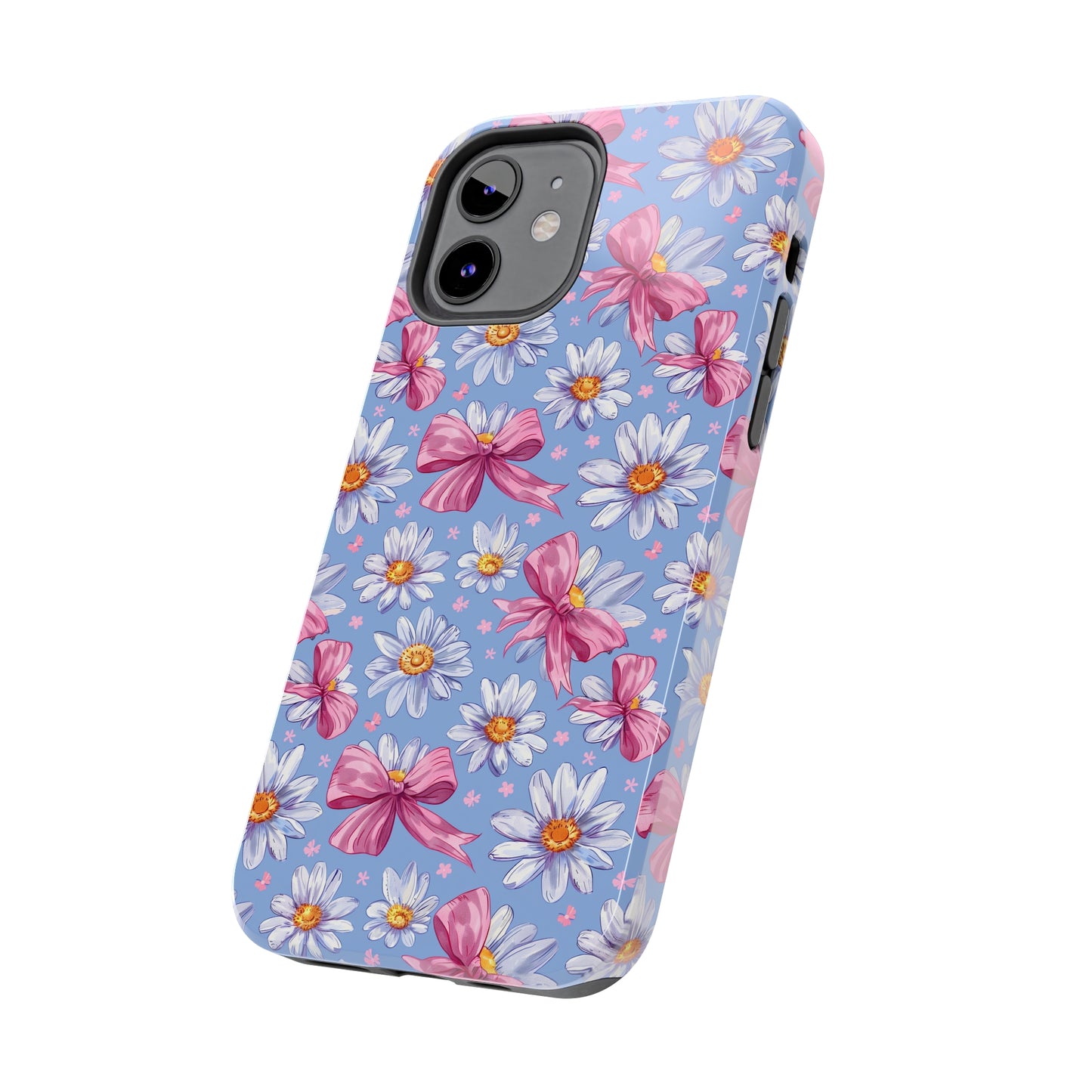 Daisies and Bows 2 Phone Case for iPhone - Lightweight, Impact Resistant, Wireless Charging Compatible