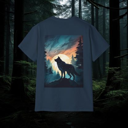 Unisex Mythical Creature Wolf tshirt - Great Wolf lover gift, Wolf Lover Shirt