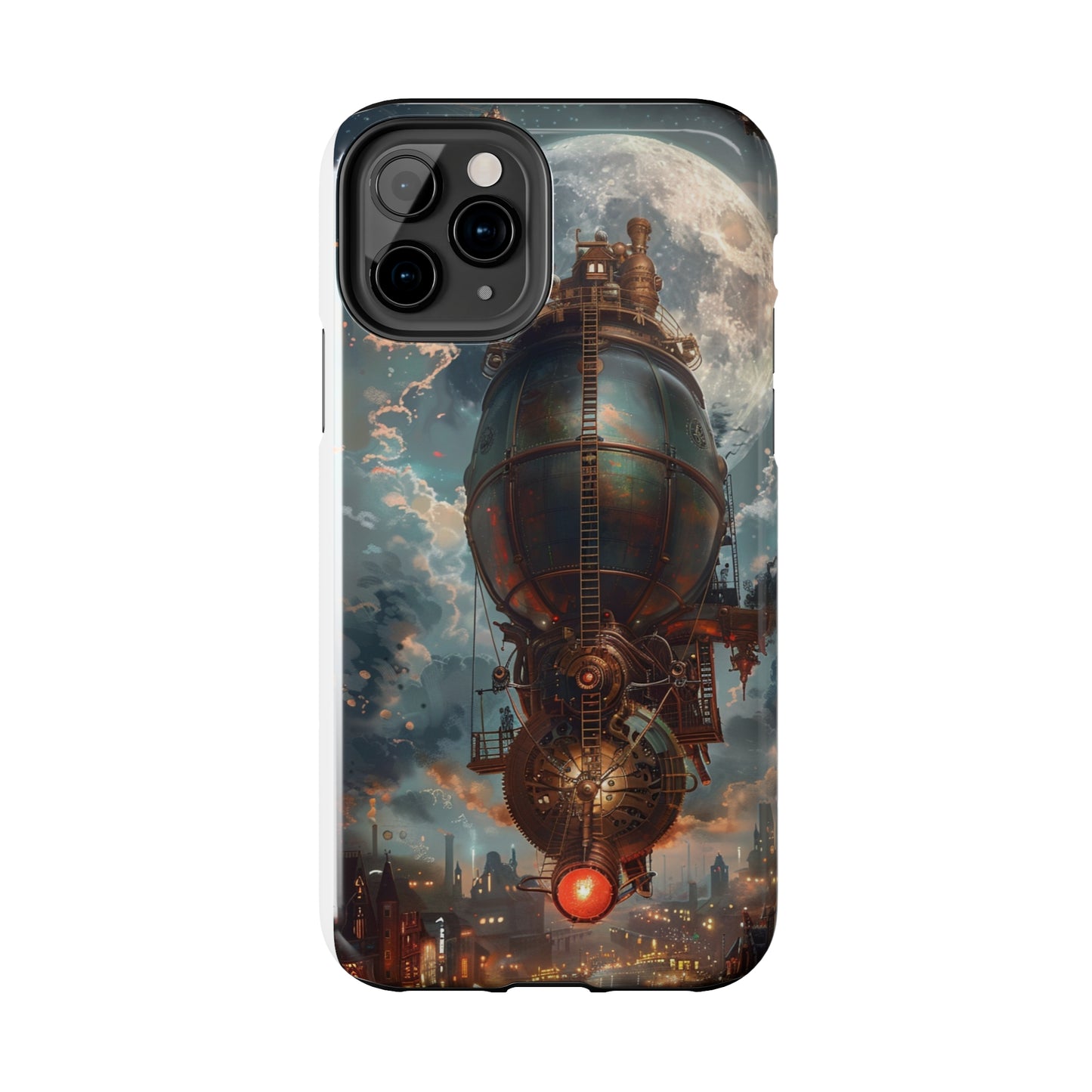 Steampunk Adventure Phone Case for iPhone - Lightweight, Impact Resistant, Wireless Charging Compatible