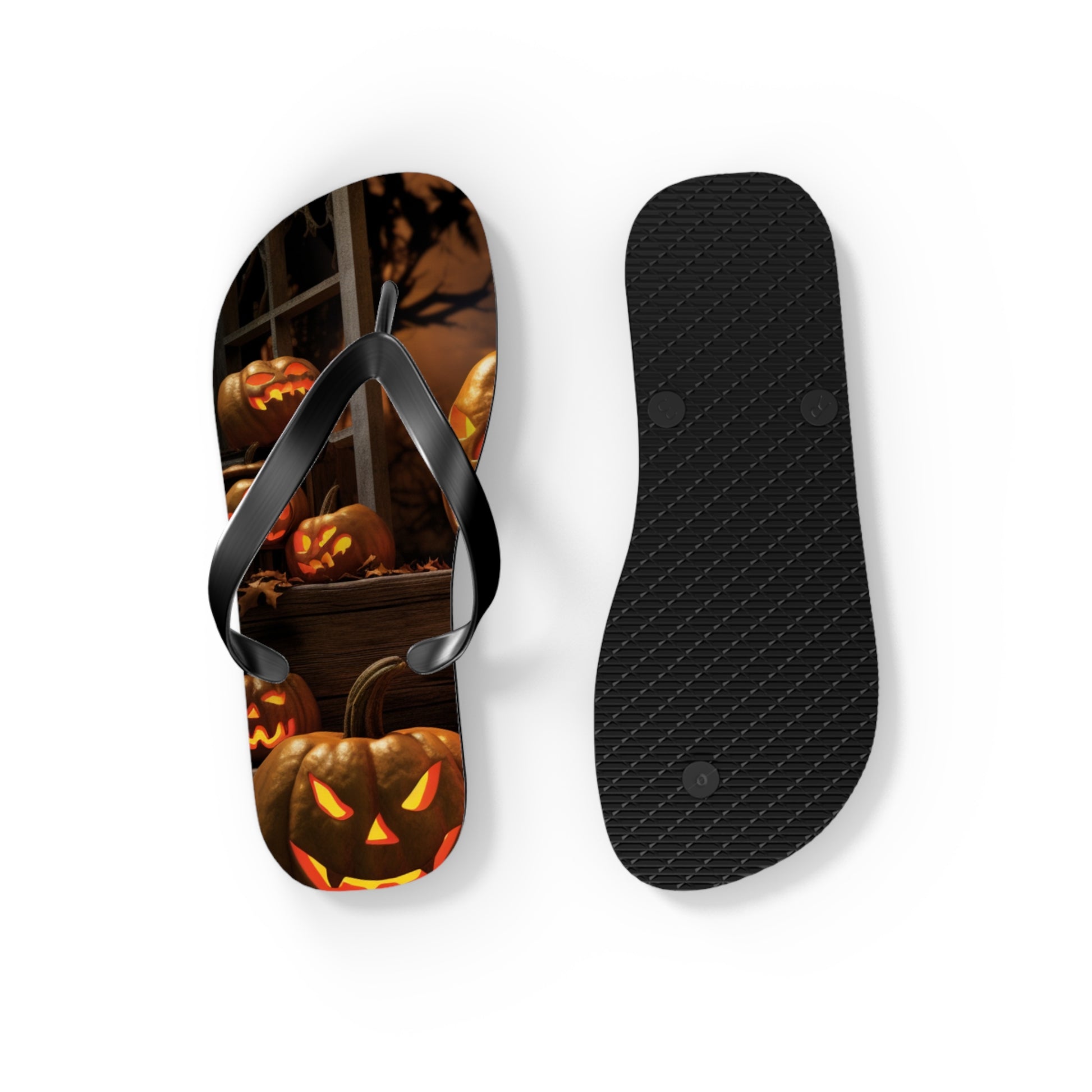 Halloween Flip Flops: The Perfect Shoes for Your Spooky Season Outfit, Great Halloween Gift, Halloween Accessory, Halloween Shoes