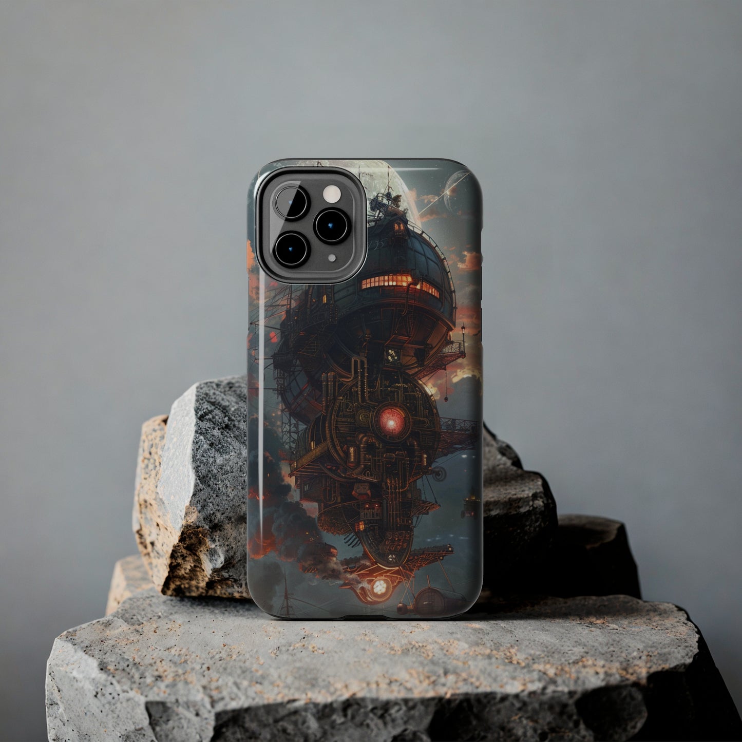 Steampunk Adventures 3 Phone Case for iPhone - Lightweight, Impact Resistant, Wireless Charging Compatible