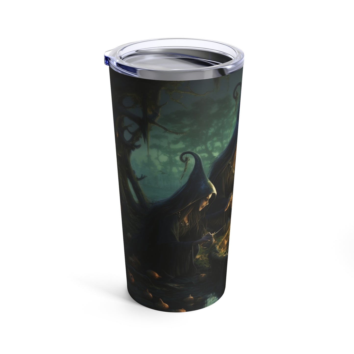 Witches' Midnight Gathering - 20oz Tumbler - Witch Tumbler - Forest Witch