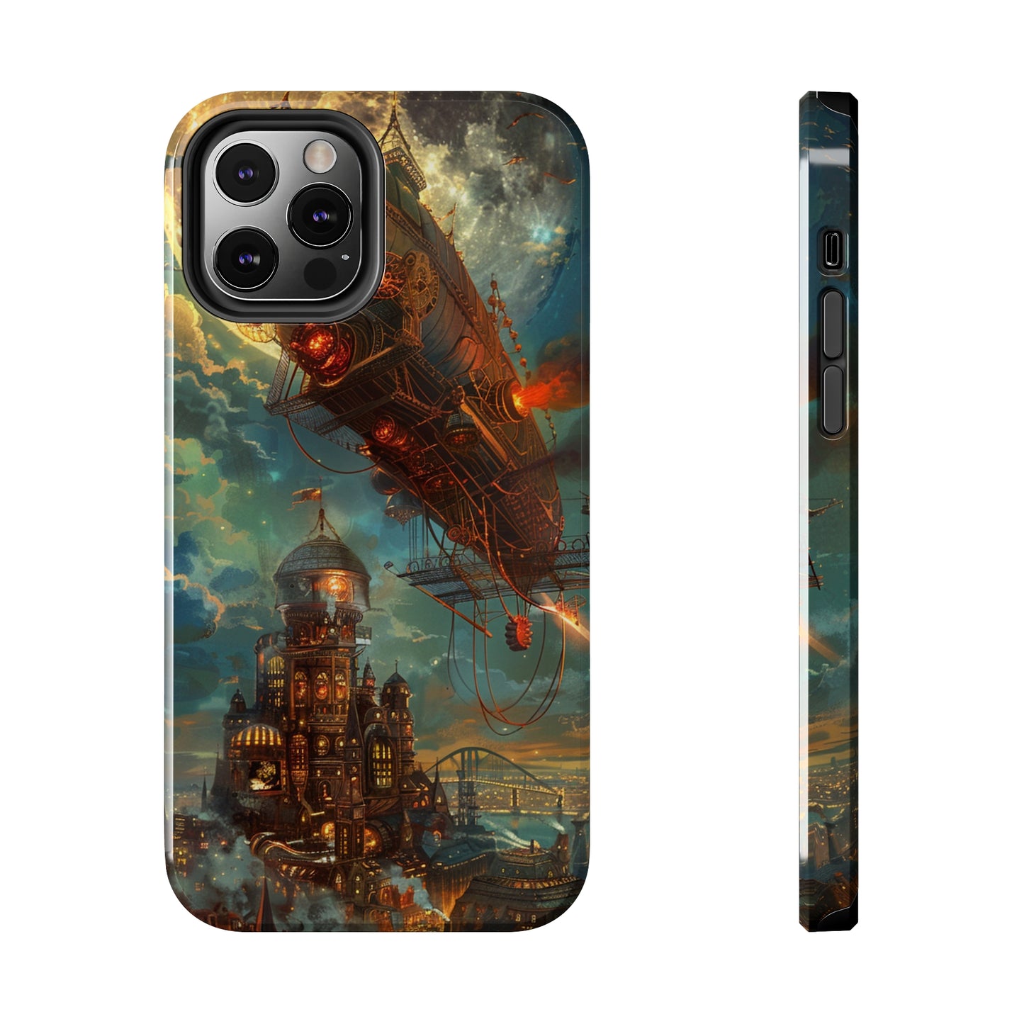 Steampunk Adventures 2 Phone Case for iPhone - Lightweight, Impact Resistant, Wireless Charging Compatible