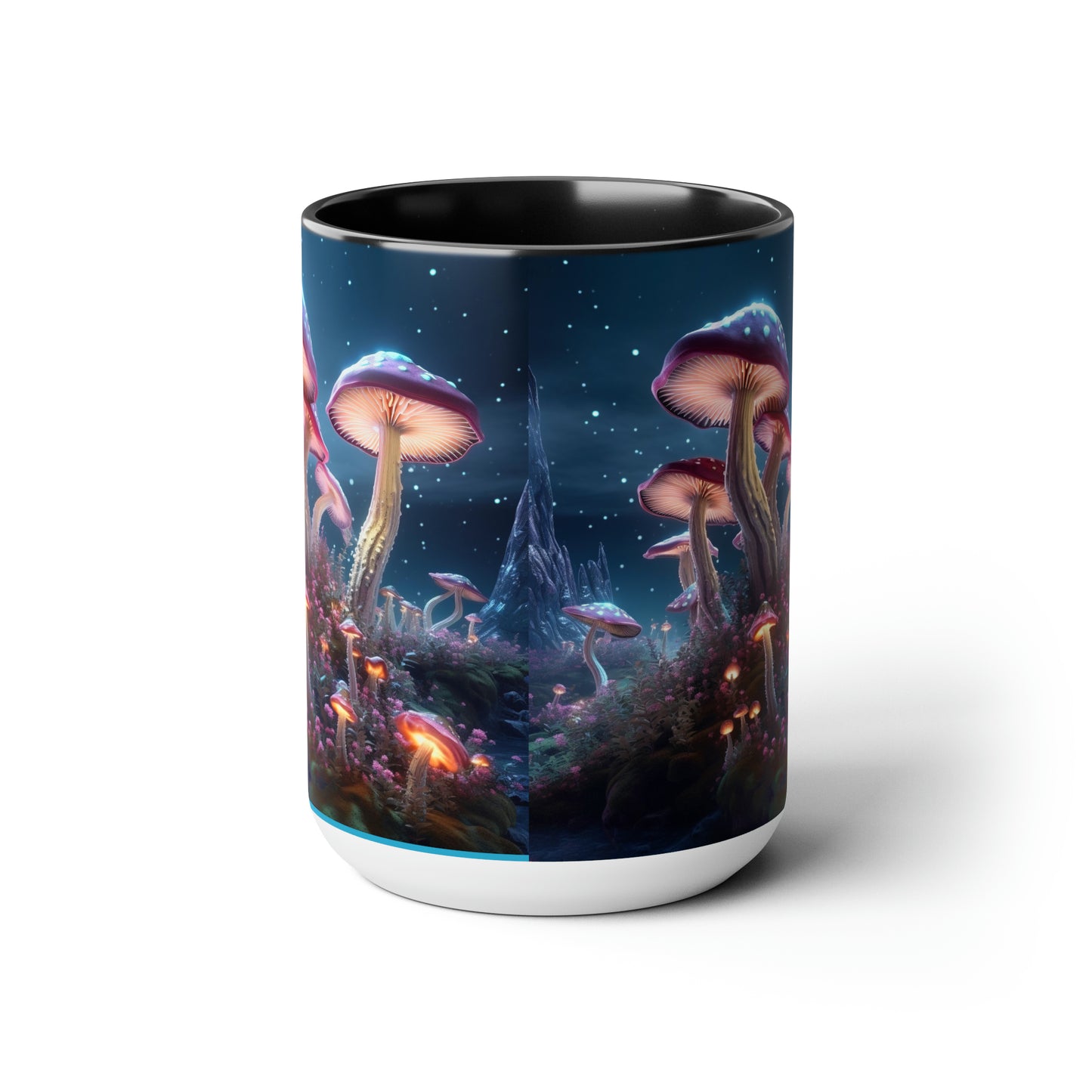 AI Art Mushroom Land Coffee Mug