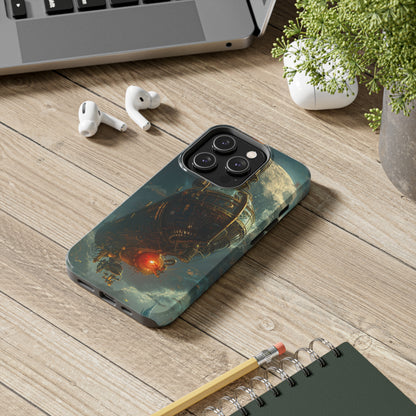 Steampunk Adventures 5 Phone Case for iPhone - Lightweight, Impact Resistant, Wireless Charging Compatible