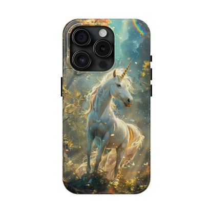 Fantasy Unicorn Phone Case for iPhone - Lightweight, Impact Resistant, Wireless Charging Compatible